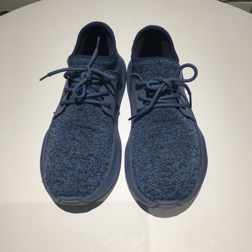 Vessi Everyday Stylish Blue Knit Sneakers Size 10W - Picture 4 of 7